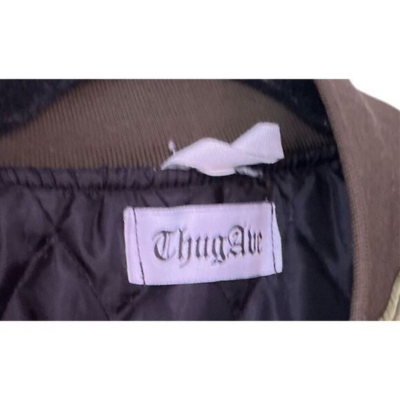 ThugAve Olive Green Bomber Jacket  S - Picture 5 of 6